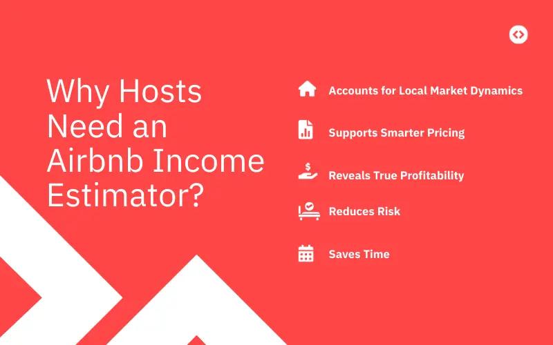 por que anfitriões precisam de um estimador de receita Airbnb?