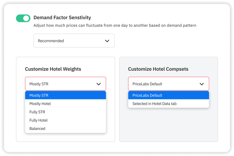 PriceLabs für Hotels — bauen Sie Ihr individuelles CompSet
