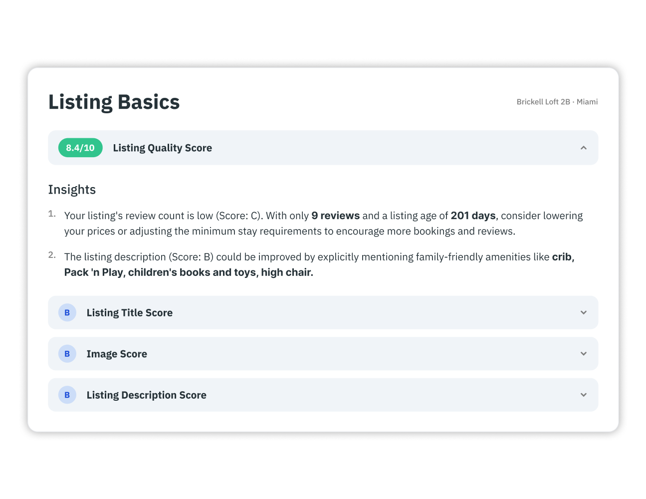 Use PriceLabs Listing Optimizer to optimize your listing in Airbnb