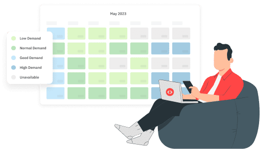 Use PriceLabs Dynamic Pricing to update your pricing dynamically and competitively