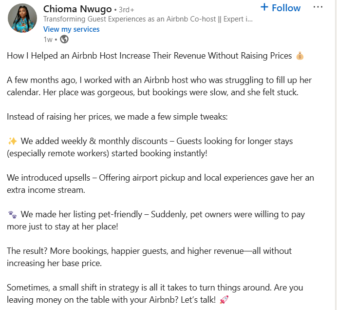 Increase revenue with short term rental upsells