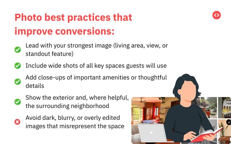 How to add photos of your property to your Airbnb listing?