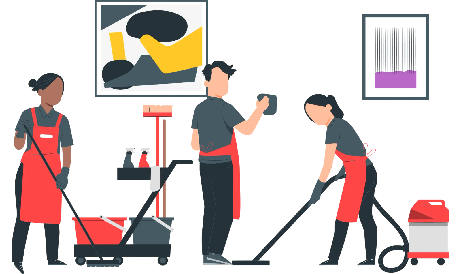 Make a cleaning checklist to ensure timely upkeep of your vacation rentals