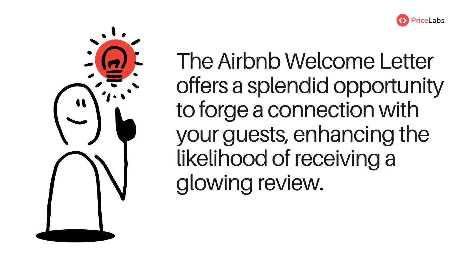 what is an airbnb welcome letter