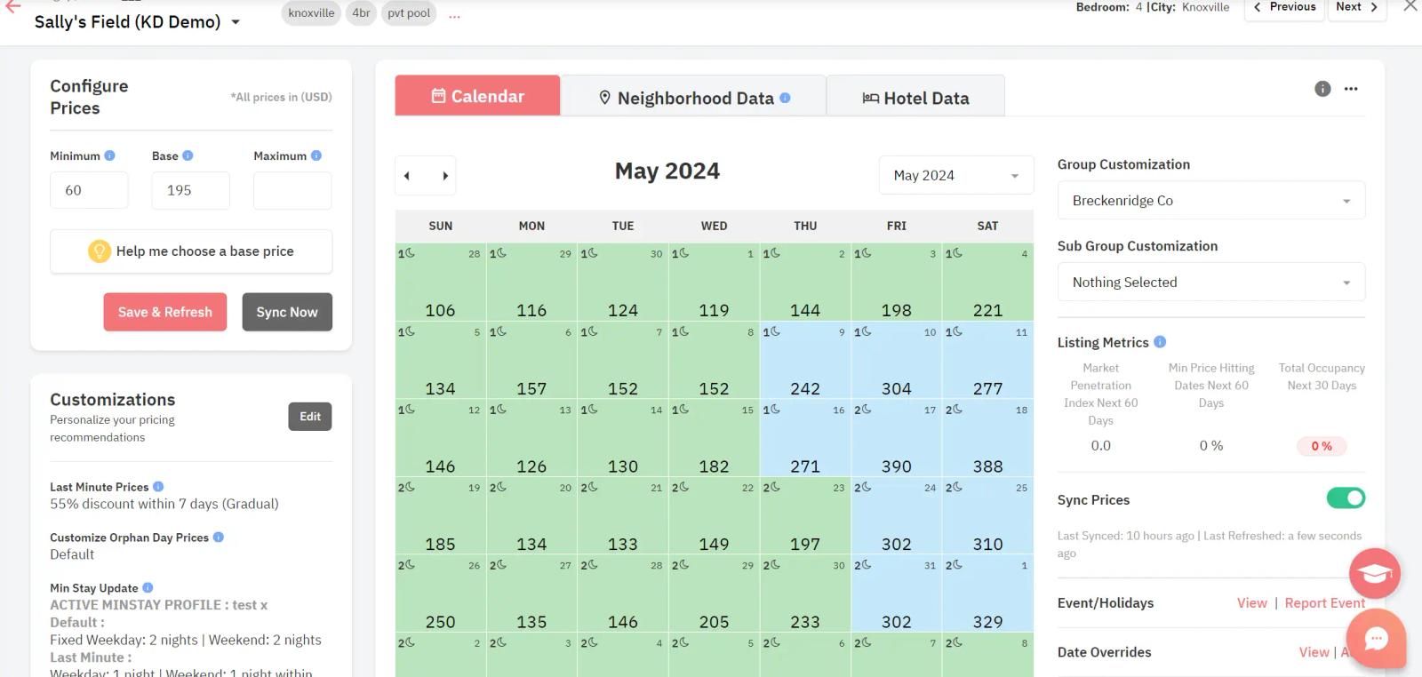 
PriceLabs dynamic pricing