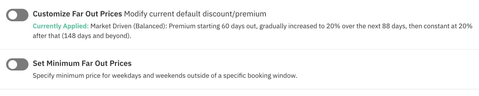 far out prices