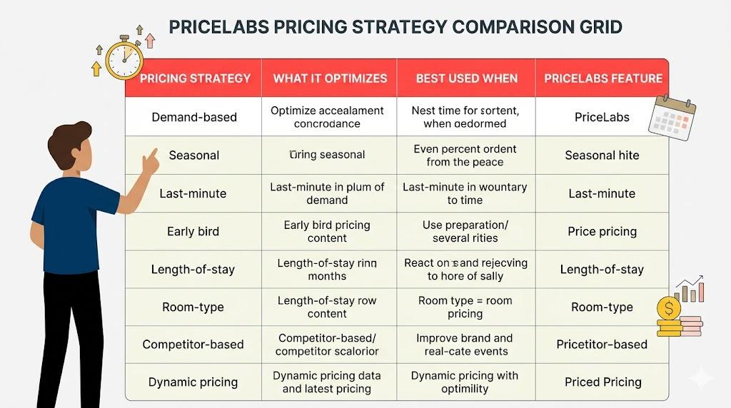 PriceLabs価格戦略グリッド