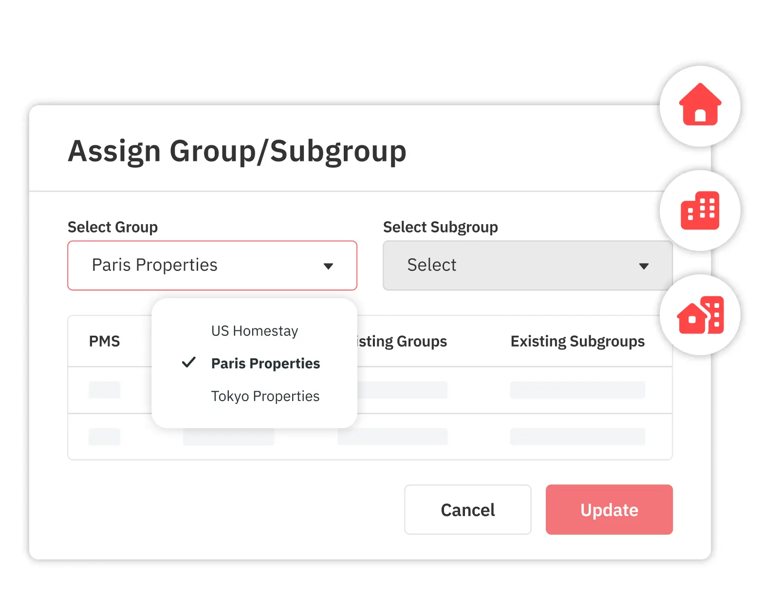 Execute Customizations on Account and Group Level