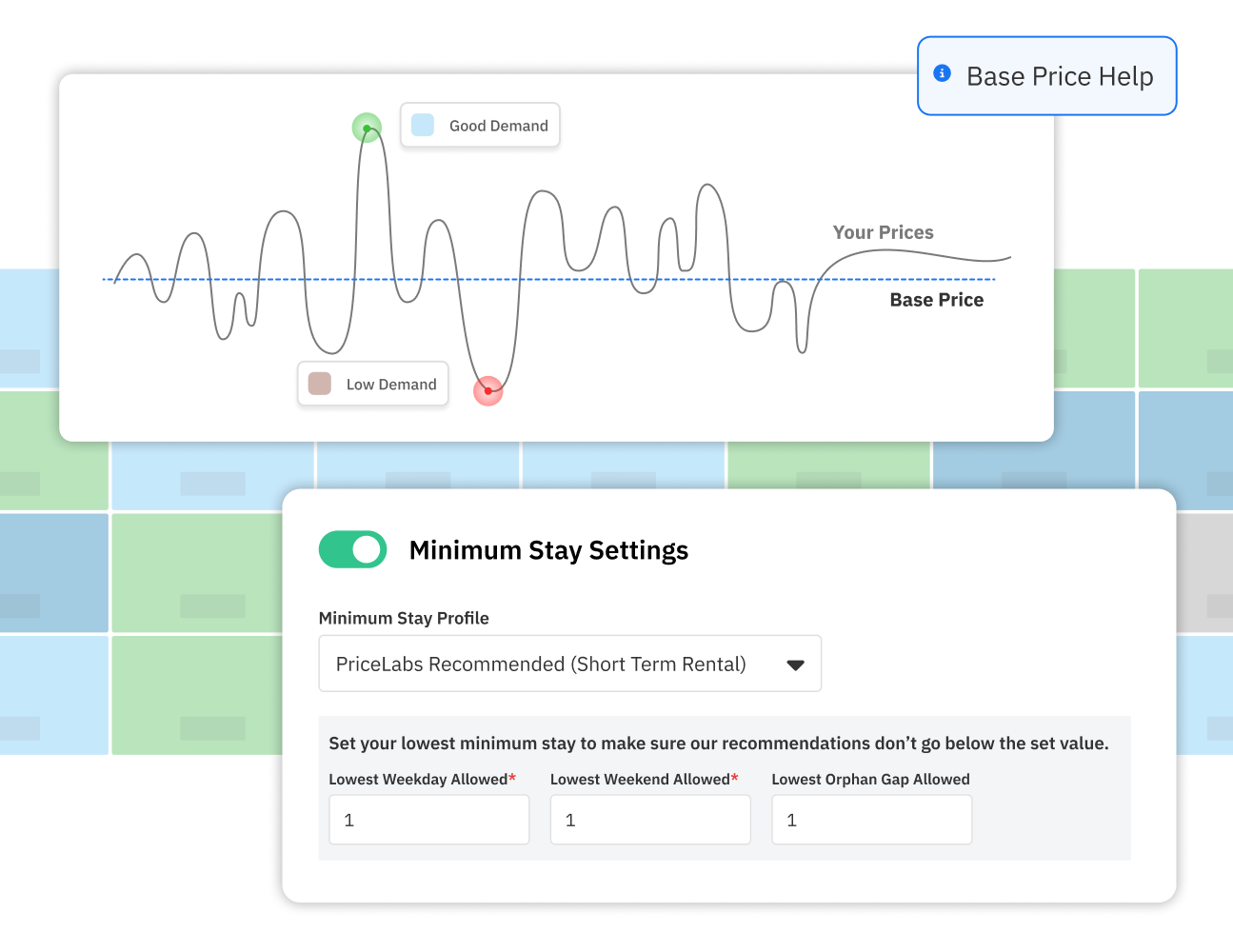 Set minimum stay restrictions for your property using PriceLabs