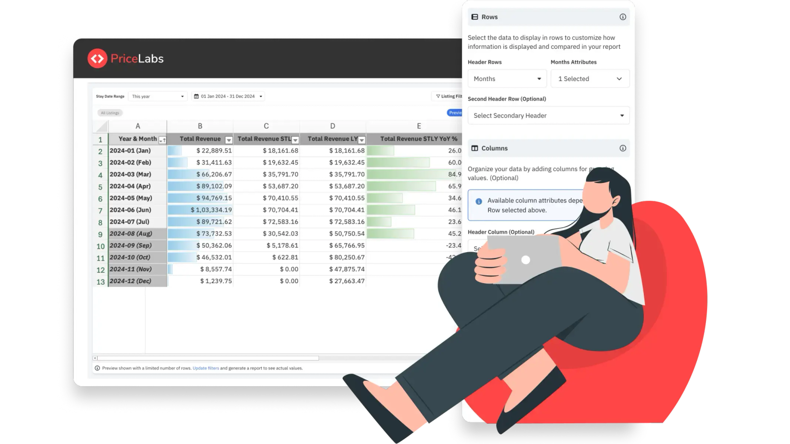 PriceLabs Report Builder Lets Your Create Owner Facing Reports