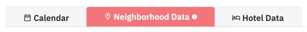 Neighborhood data is in the Review Prices dashboard