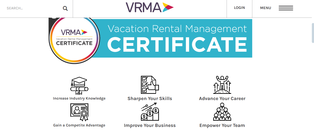 VRMA (Vacation Rental Management Certificate Program)