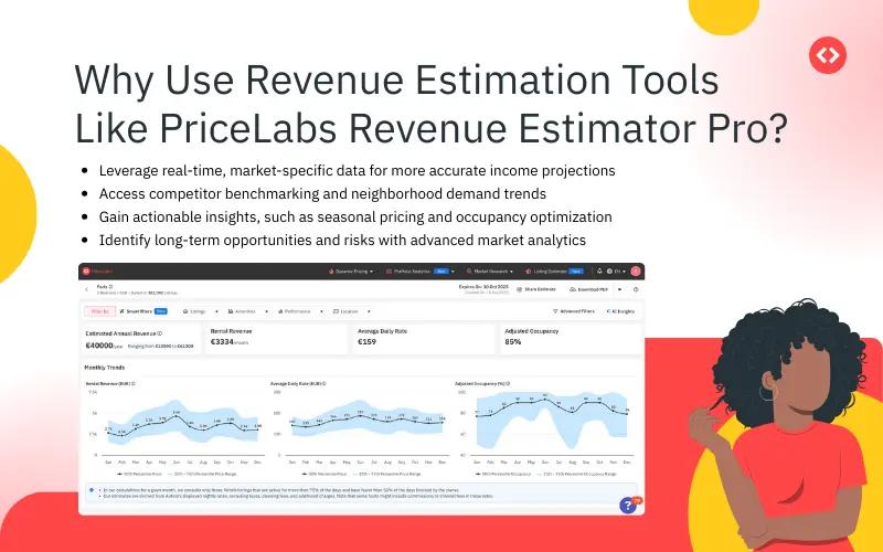 Por que você deve usar ferramentas de estimativa de receita como o Revenue Estimator Pro do PriceLabs?