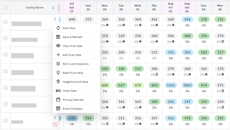 Search & filter capabilities