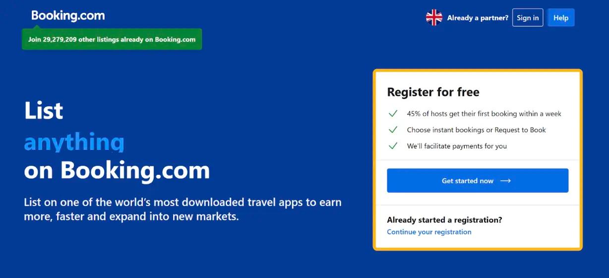 Booking.com Makes It Easy for Hosts to List Their Property