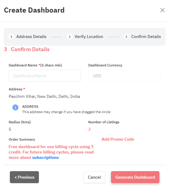 Pricelabs Market Dashboard