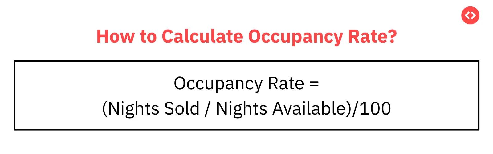 bookings vs revenue occupancy rate