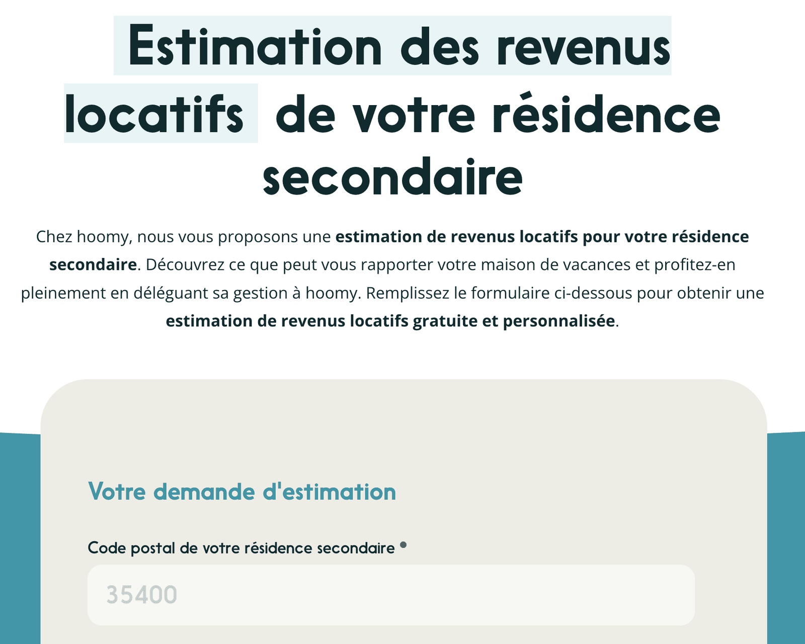 simulateur hoomy
