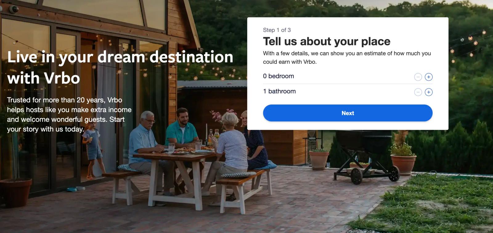 Add your bedroom details on vrbo