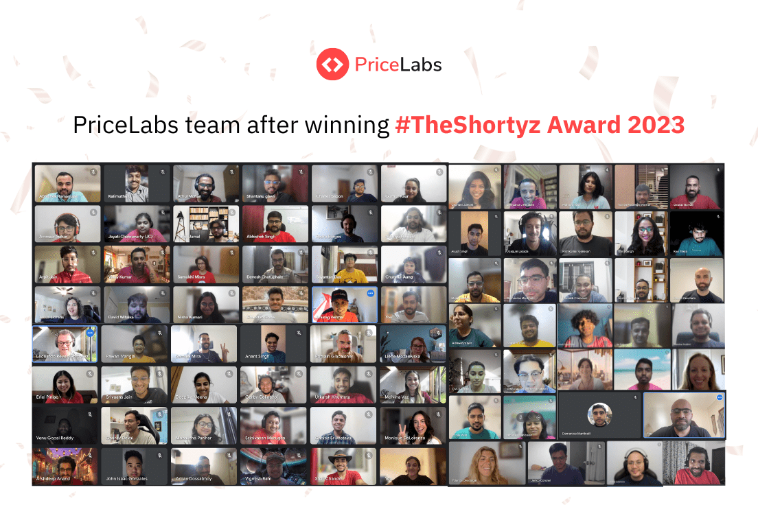 PriceLabs team in 2023