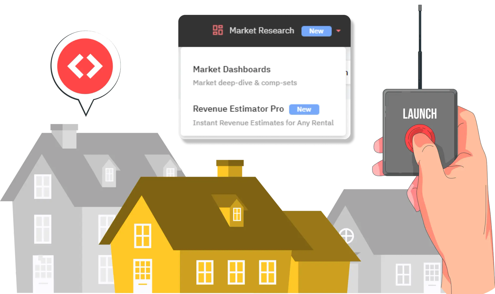 Use PriceLabs Revenue Estimator pro to benchmark and analyse your market's performance