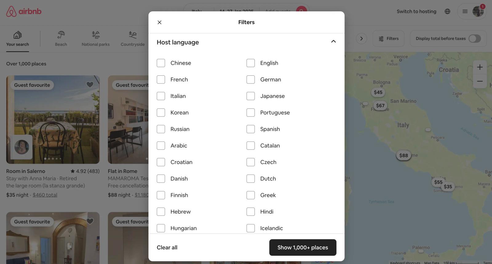 know more languages to optimize your airbnb listings