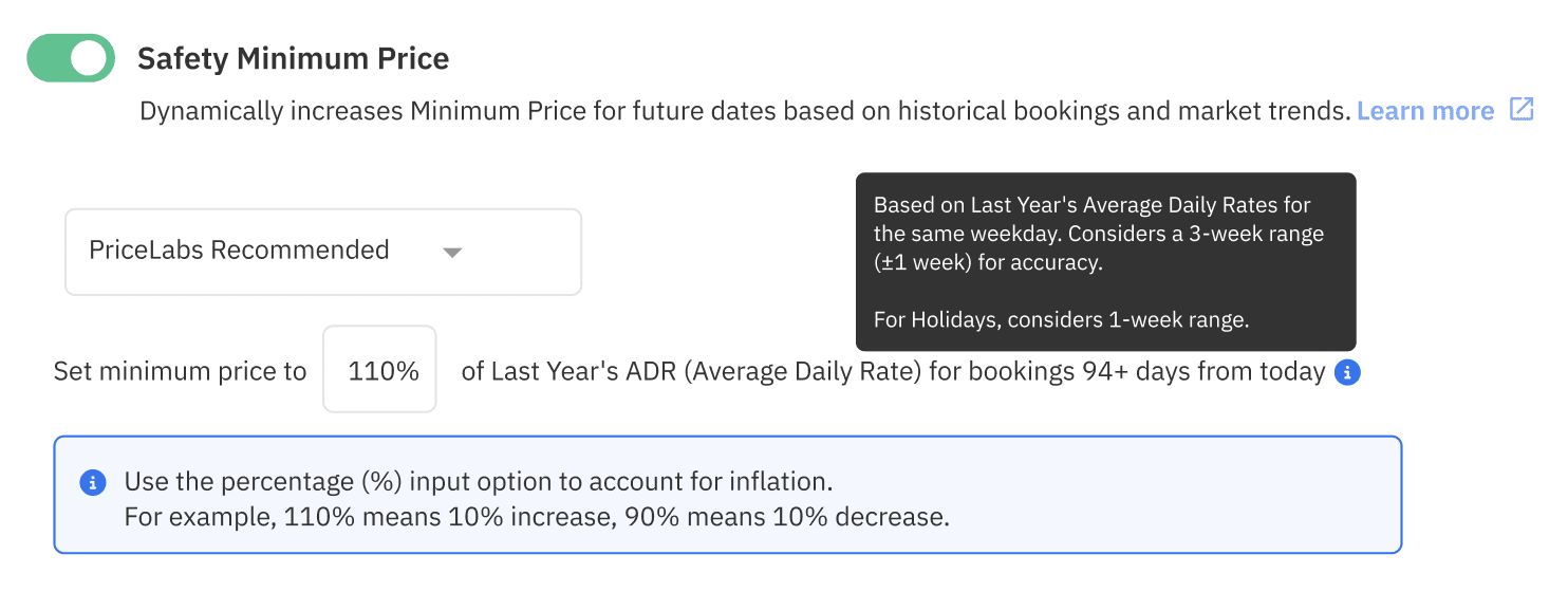 Safety Minimum Price