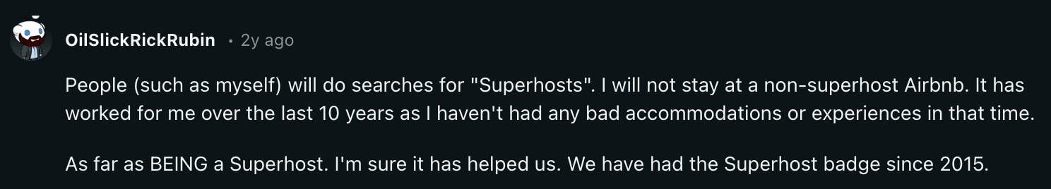 Cosa significa Superhost?