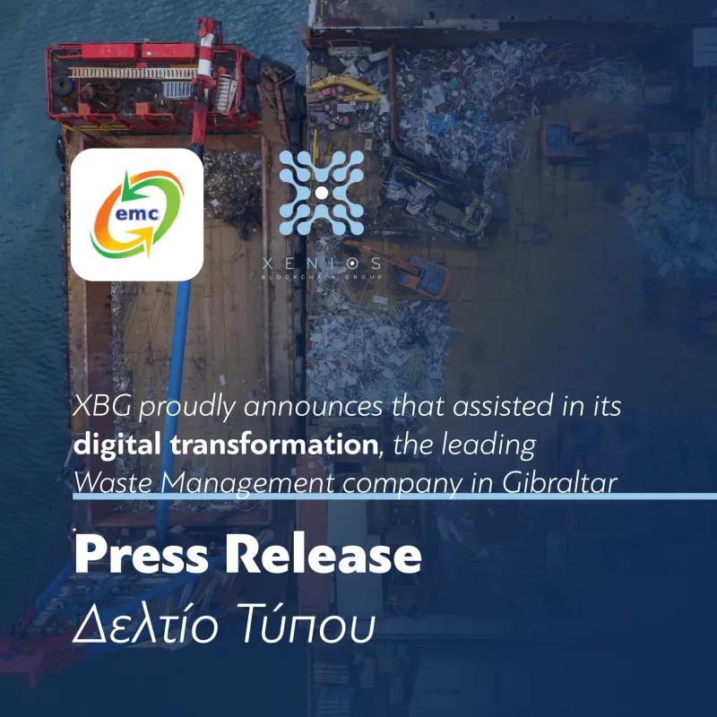 XBG proudly announces that assisted in its digital transformation, the leading Waste Management company in Gibraltar.