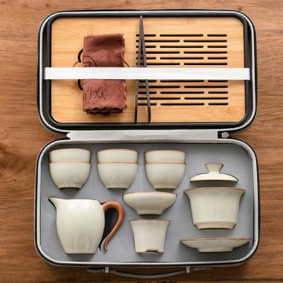 Ru Kiln Travel Tea Set Teapot Set / Gaiwan Set Available