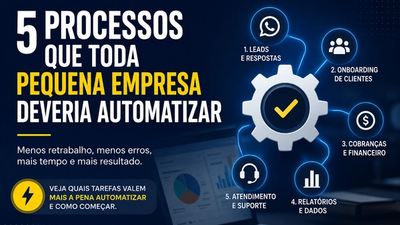 5 processos que toda pequena empresa deveria automatizar (e como começar)