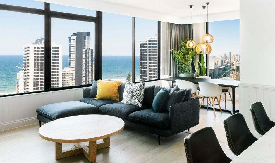 voco pool with sun lounges