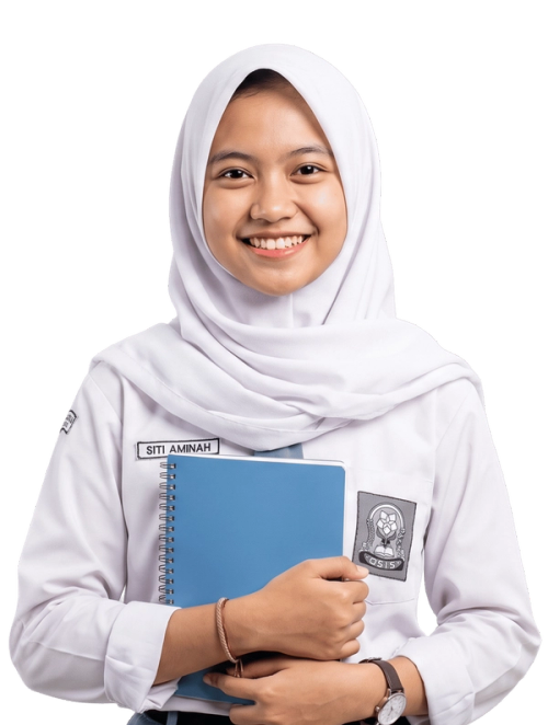 Siswi SMA bimbel Himalaya