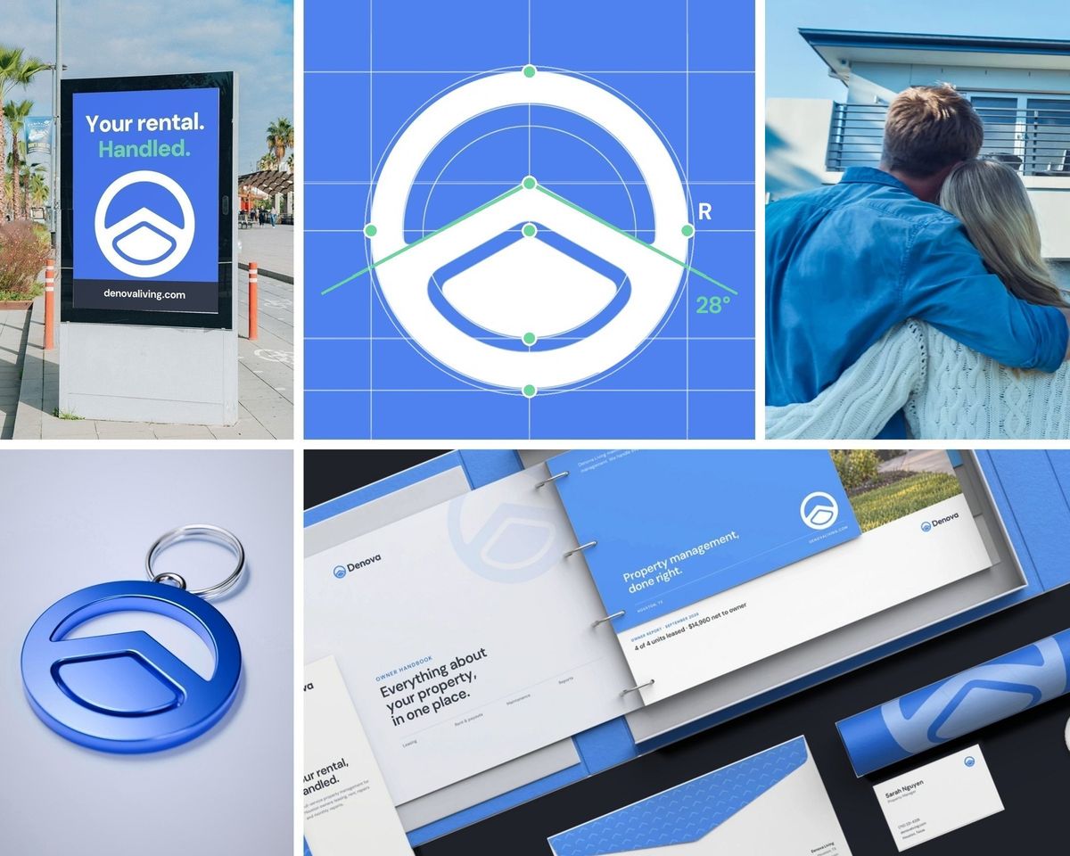 Denova app brand concept