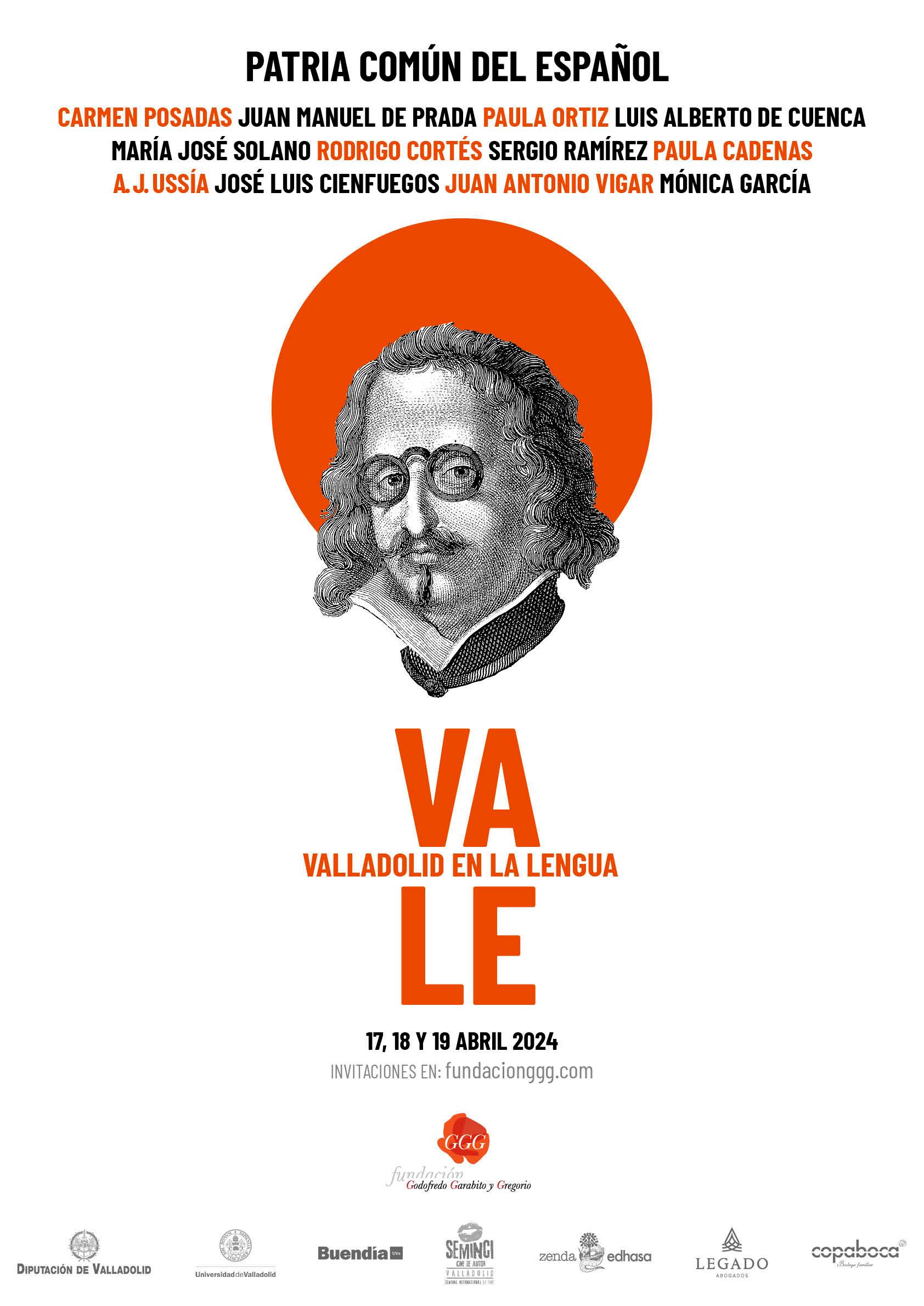 Carmen Posadas y Juan Manuel de Prada encabezan la segunda edición de "Valladolid en la Lengua"