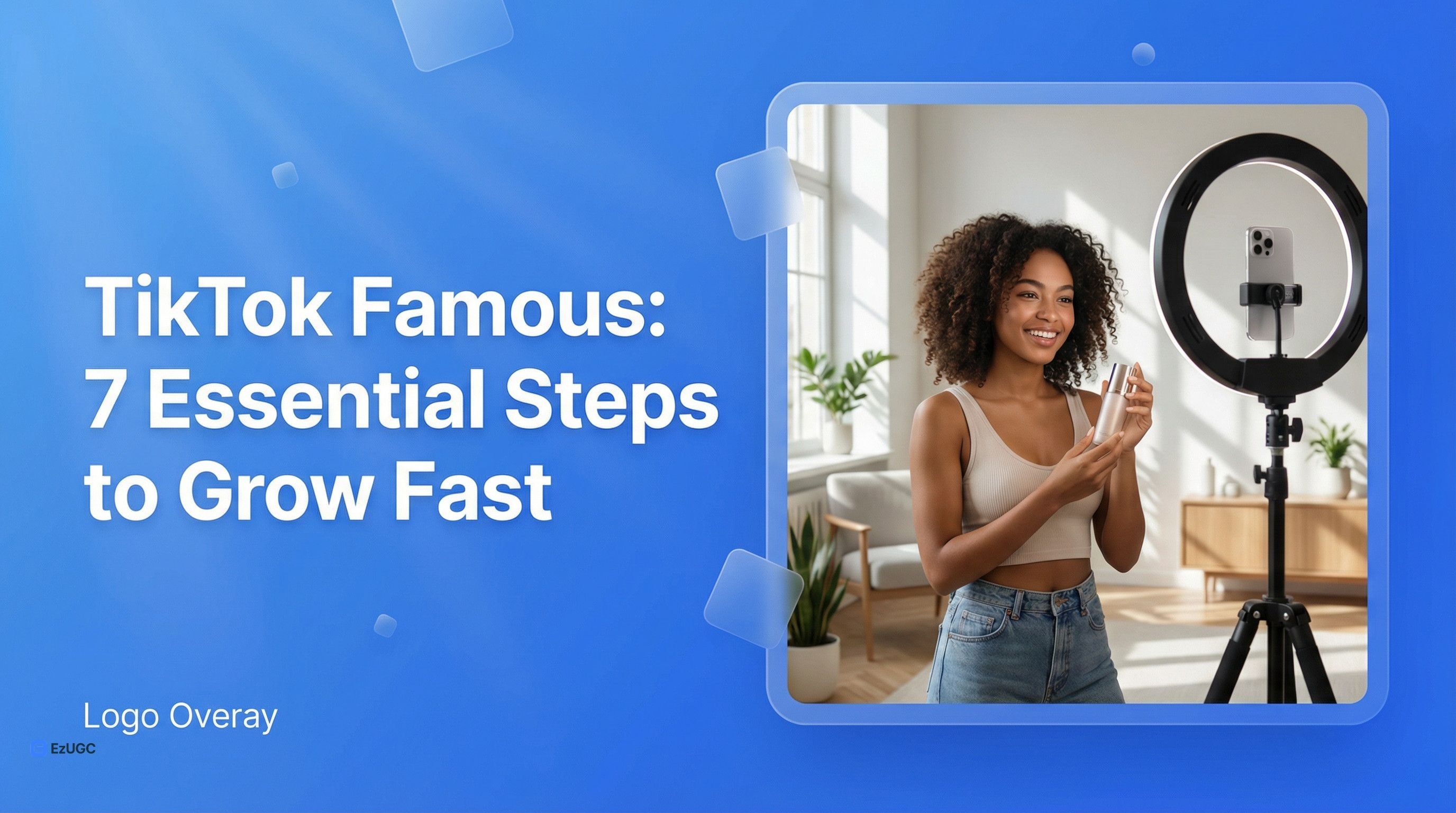 TikTok Famous: 7 Essential Steps to Grow Fast - EzUGC Blog