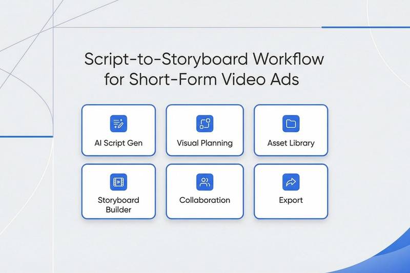Script-to-Storyboard Workflow for Short-Form Video Ads