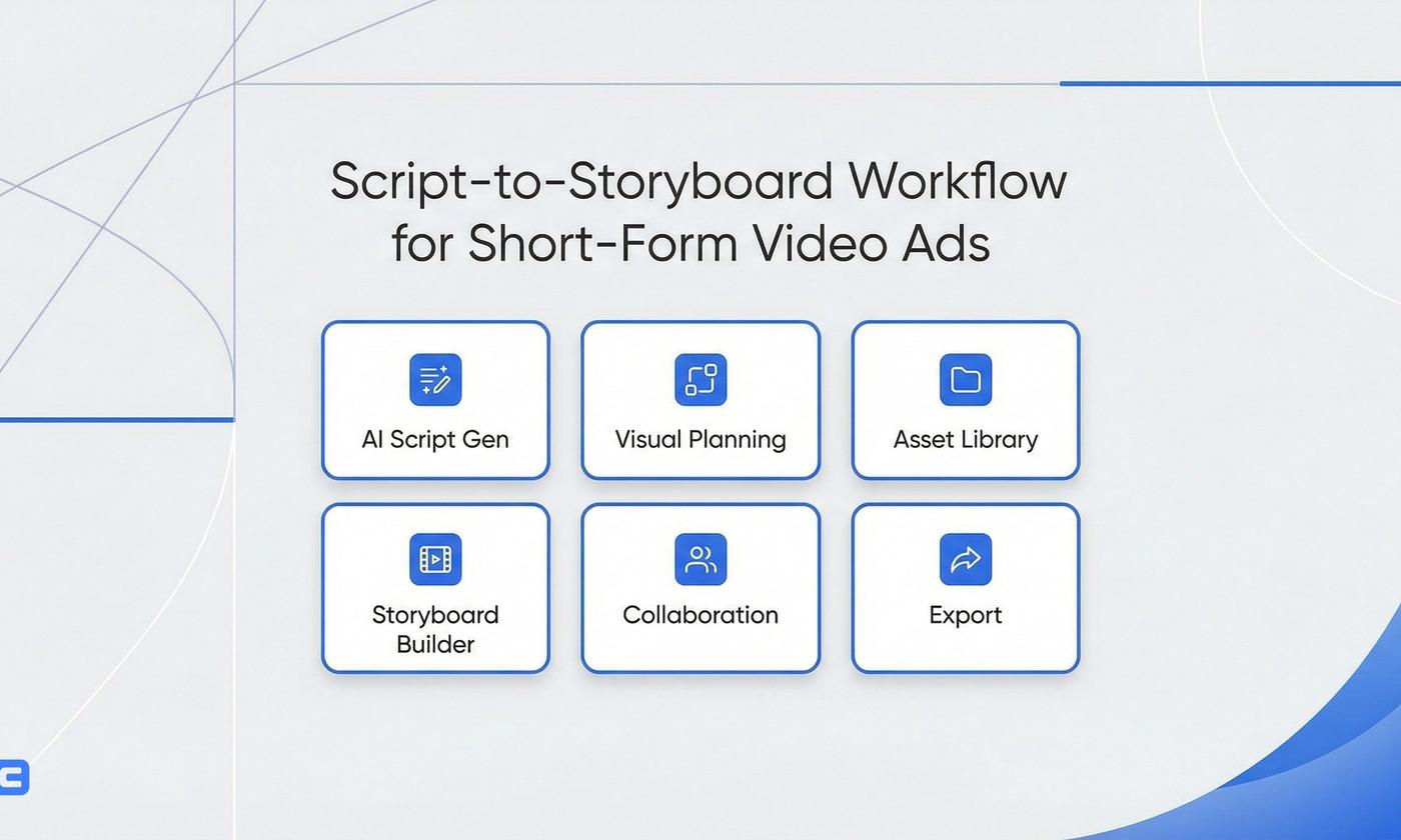 Script-to-Storyboard Workflow for Short-Form Video Ads