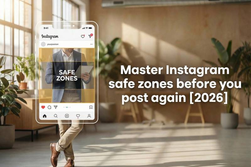Exact Instagram safe zones for Stories, Reels, and grid previews. Use pixel guides, avoid UI crops, and build safe-zone-ready ads in EzUGC.