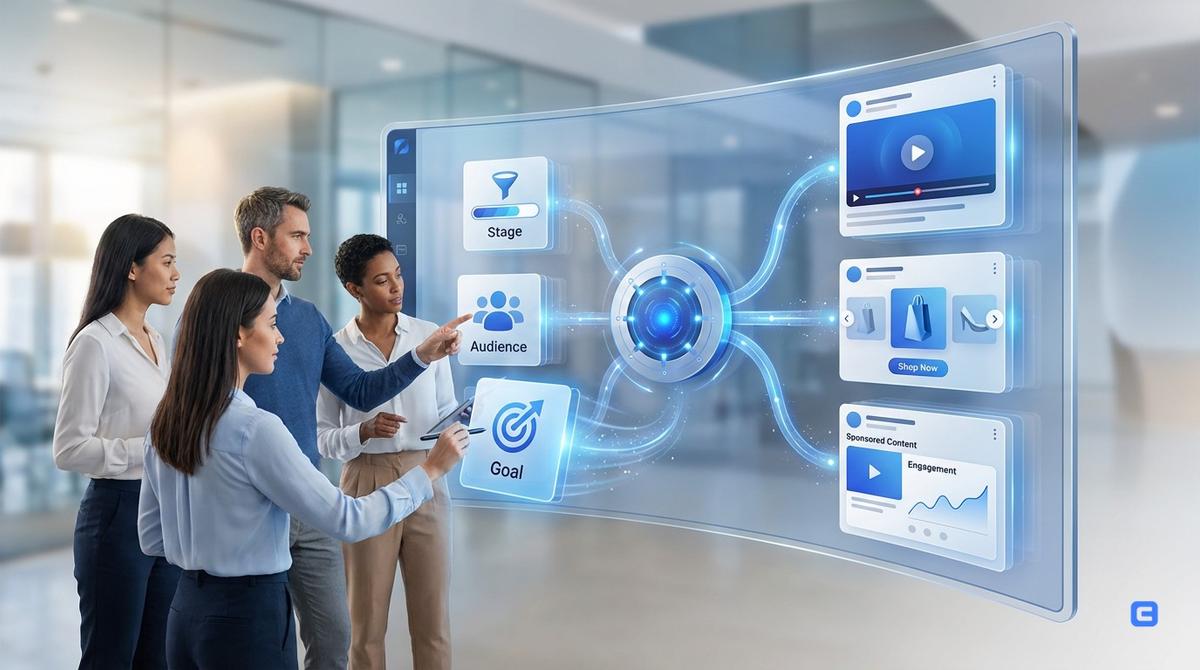 Editorial illustration for Choosing the Right Product Advertising Strategy