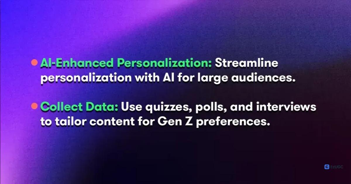 personalize gen z marketing