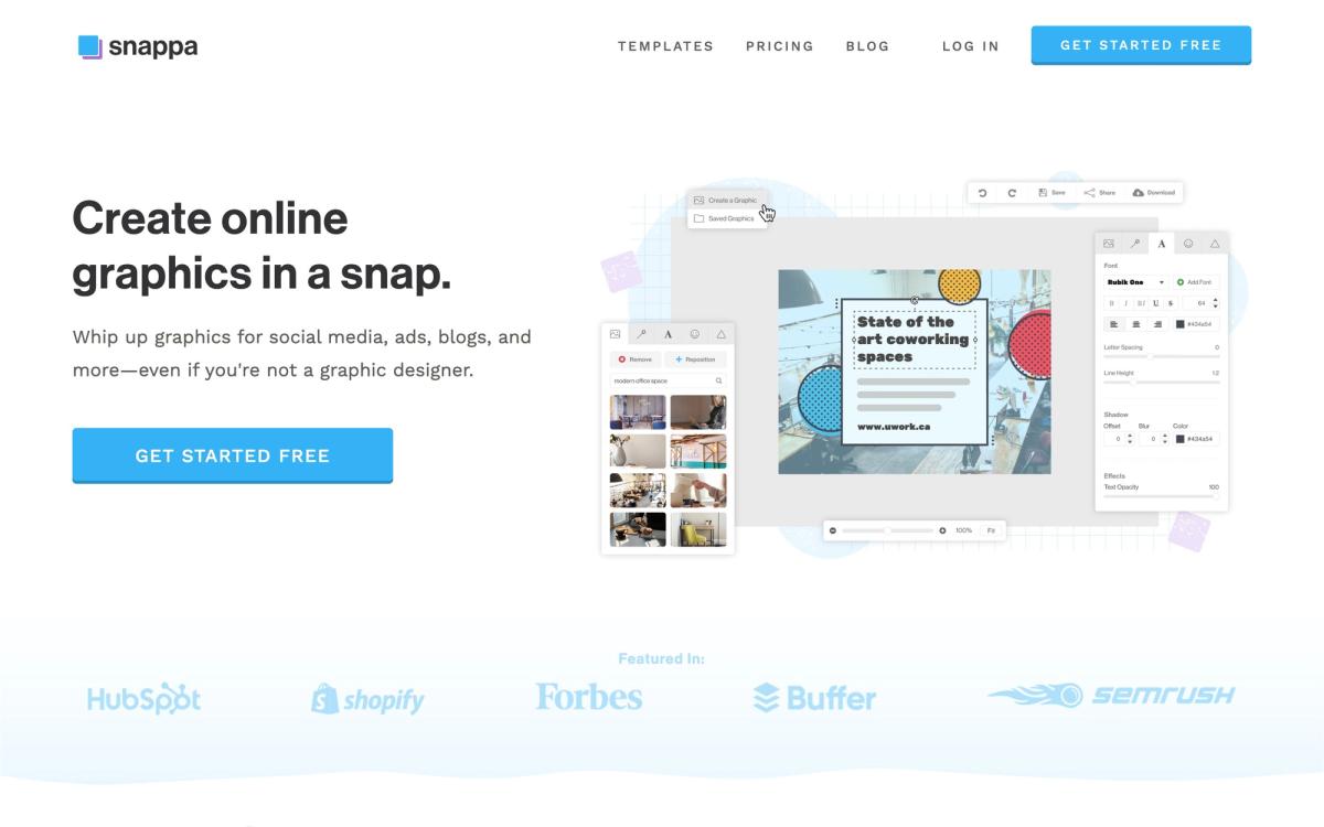 10. Snappa - Easy to use interface - hero screenshot