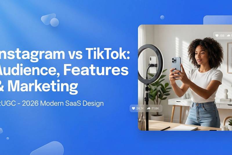 Instagram vs TikTok: Audience, Features & Marketing - EzUGC Blog
