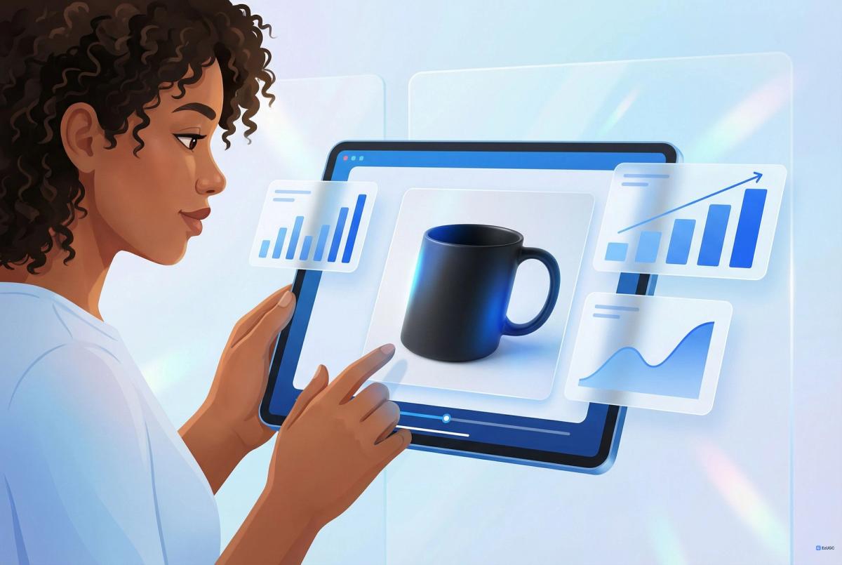 Matte black ceramic coffee mug on a white background shown in soft lighting.