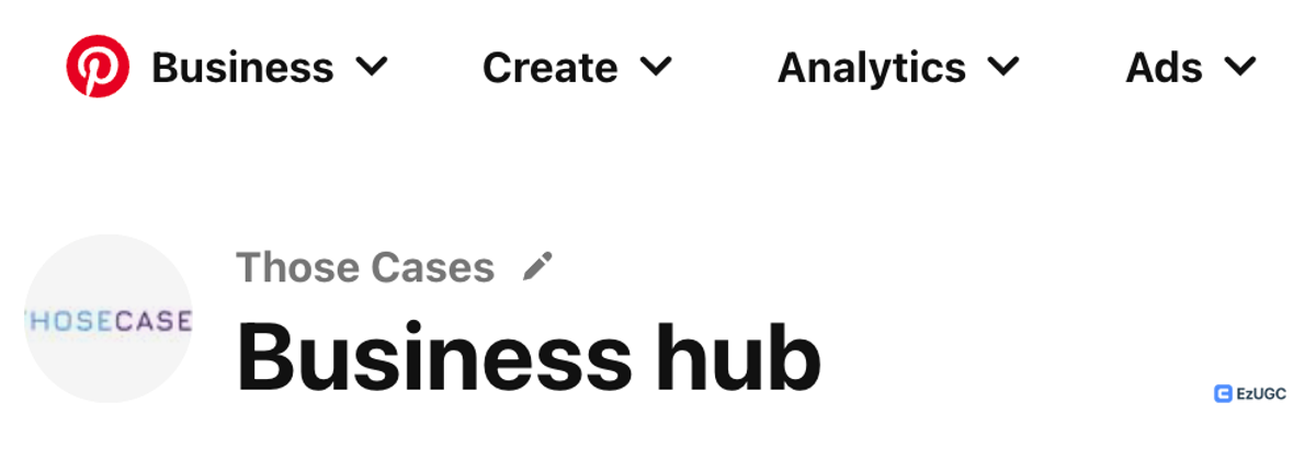 Business hub on Pinterest