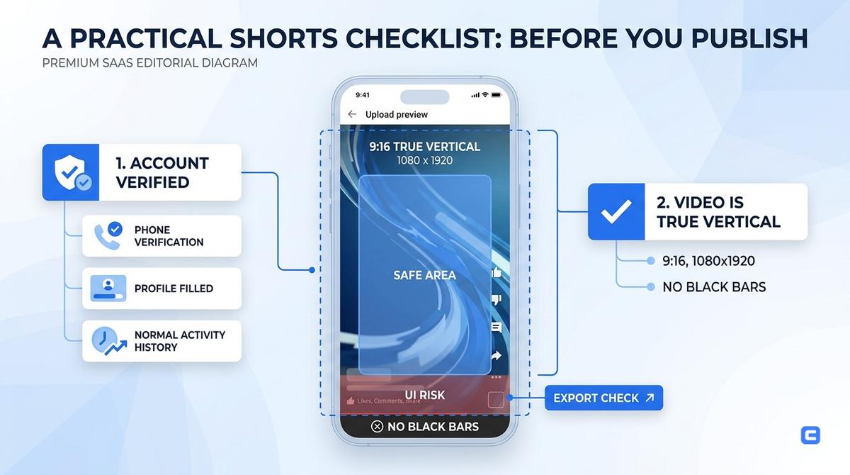 Editorial illustration for A practical Shorts checklist before you blame the algorithm