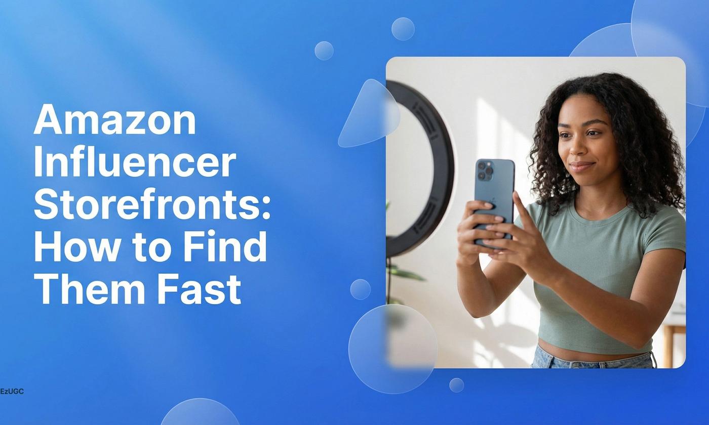 Amazon Influencer Storefronts: How to Find Them Fast - EzUGC Blog