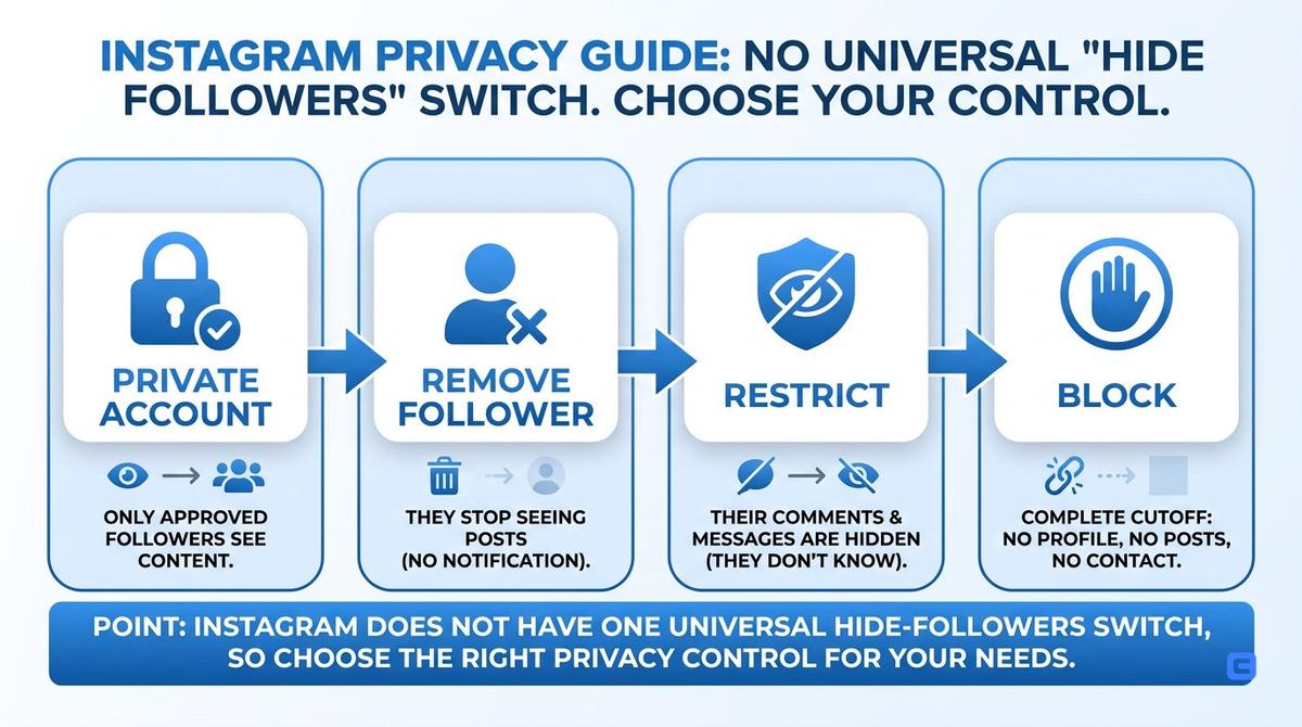 Instagram privacy controls decision map