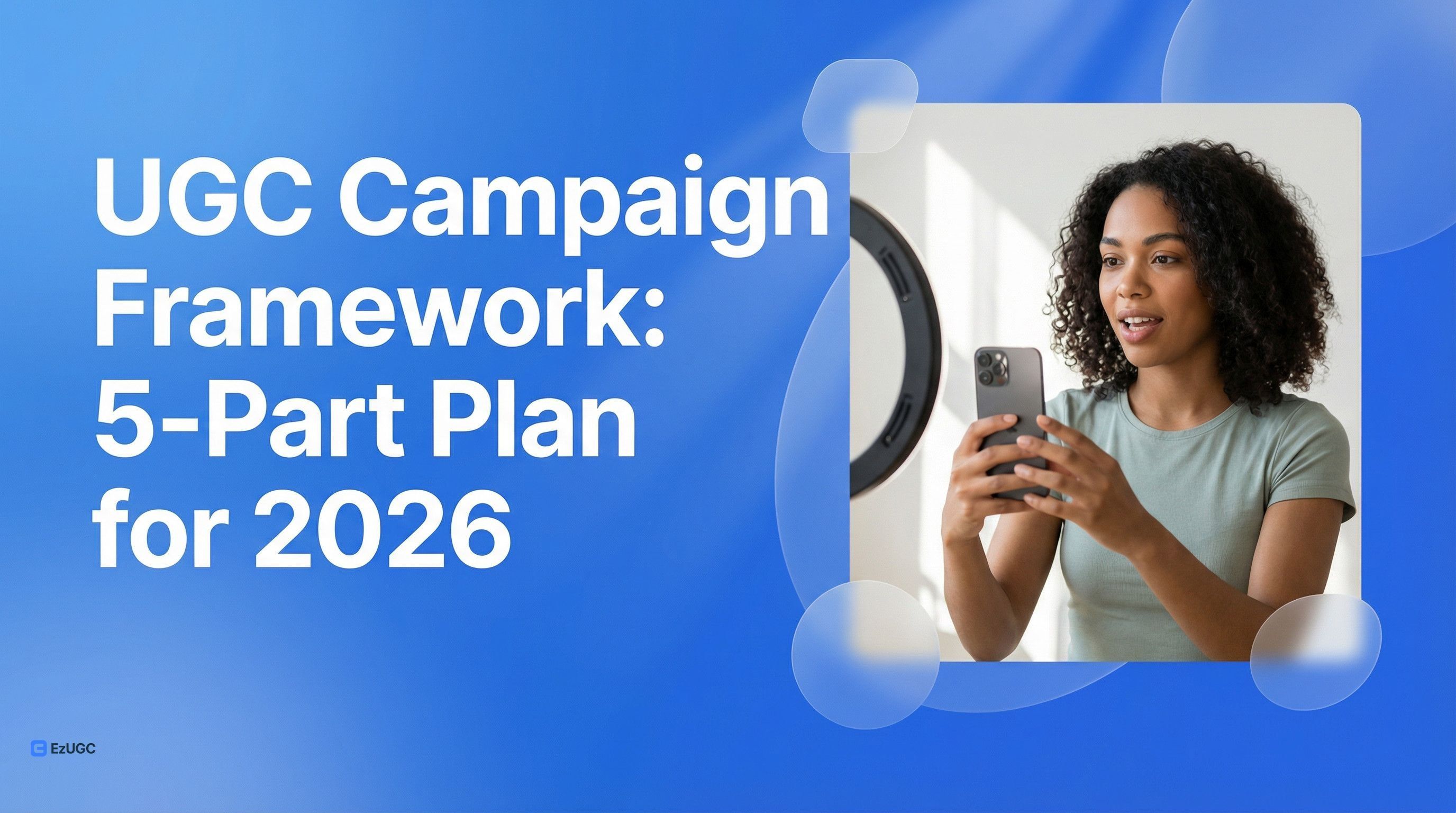 UGC Campaign Framework: 5-Part Plan for 2026 - EzUGC Blog