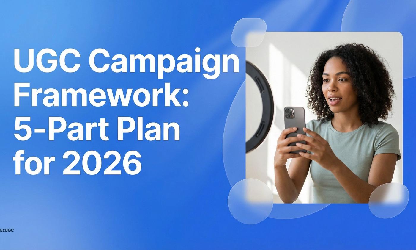 UGC Campaign Framework: 5-Part Plan for 2026 - EzUGC Blog